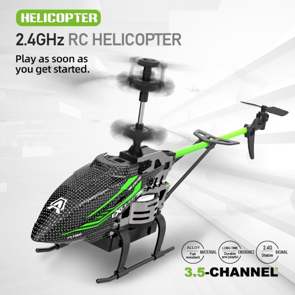 Alloy ABS 7 LED Colors RC Heli - Rc Helicopter Large ulasan dan harga