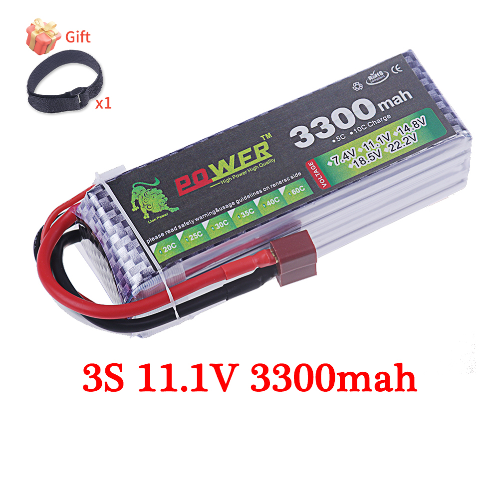 60C Lipo Battery 3300mAh 7.4V  - Rc Helicopter Parts ulasan dan harga