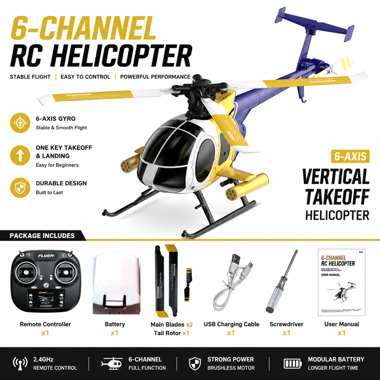 K300 6CH RC Helicopter Brushle - Rc Helicopter Large ulasan dan harga