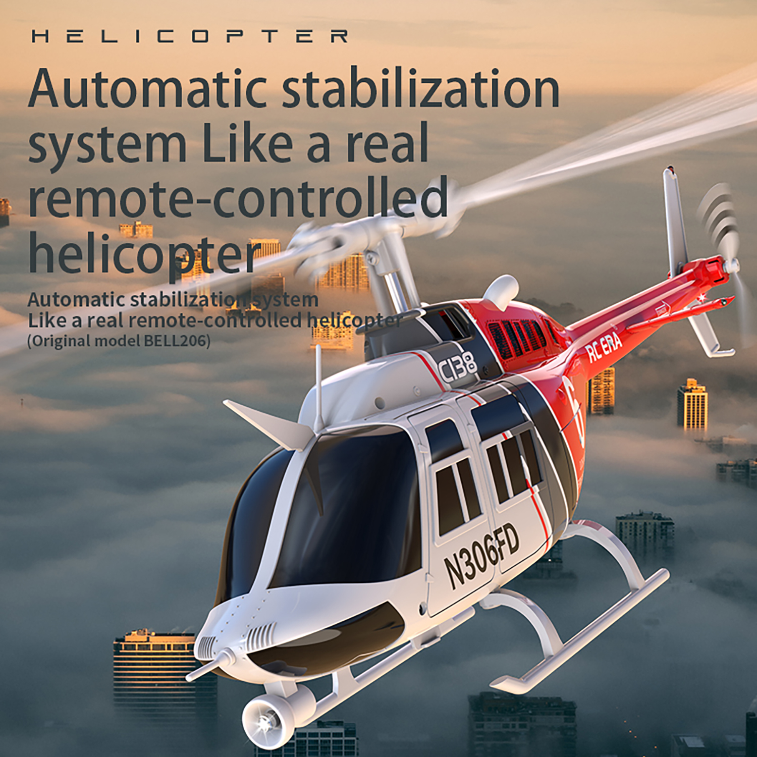 C138 206 Remote Controlled Hel - Rc Helicopter Large ulasan dan harga