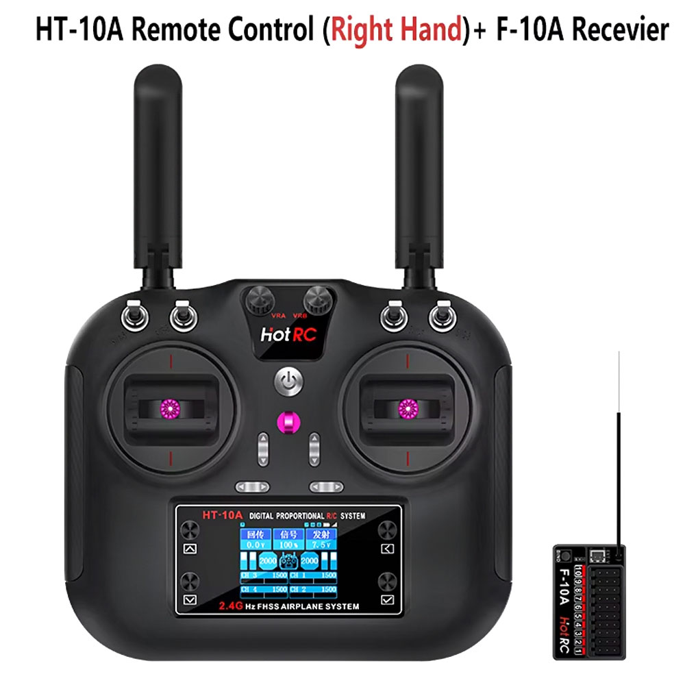 Hotrc HT-10A 2.4G 10CH Transmi - Rc Helicopter Remote Control ulasan dan harga