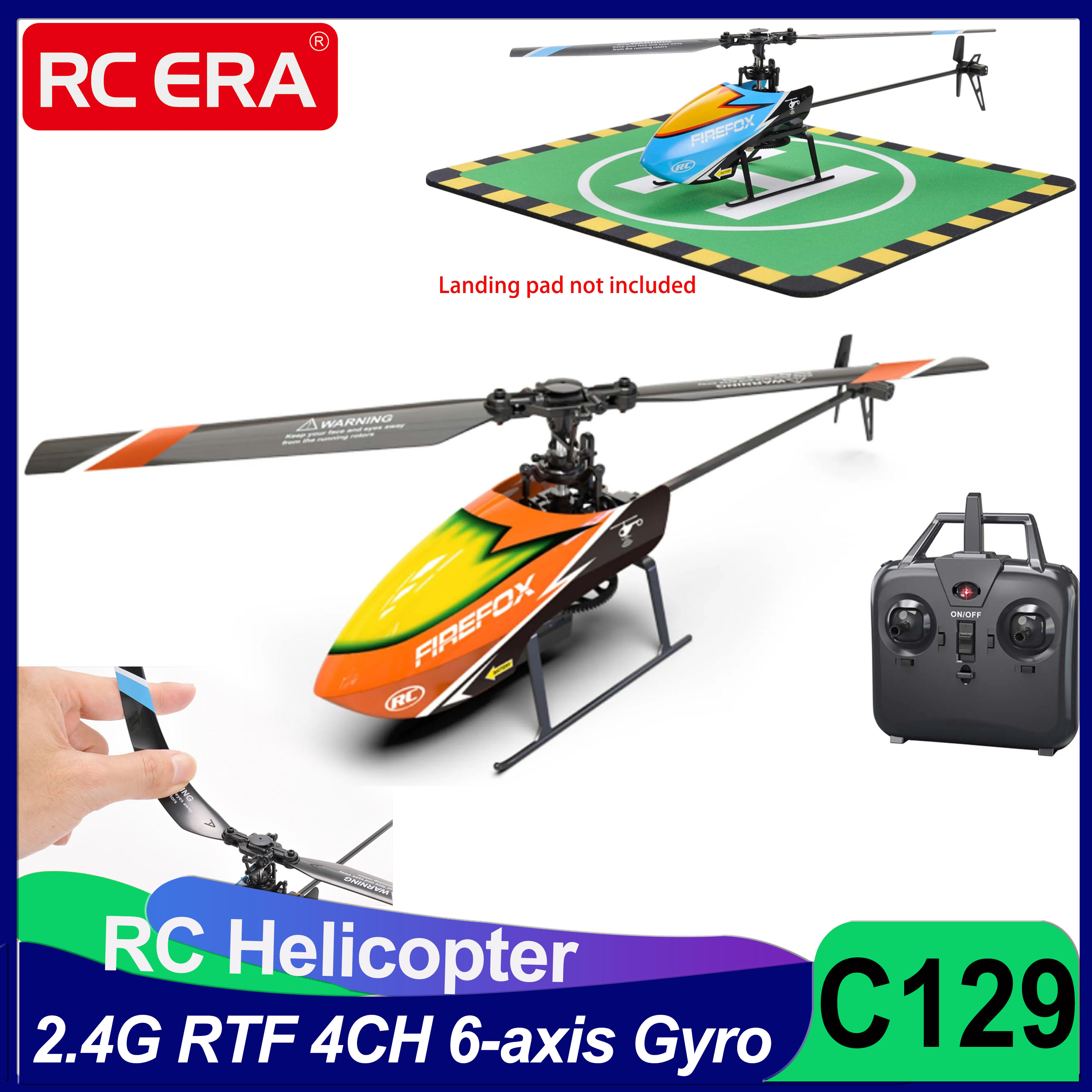 C129 RC Helicopter RTF 4CH 6-a - Rc Helicopter Gyro ulasan dan harga