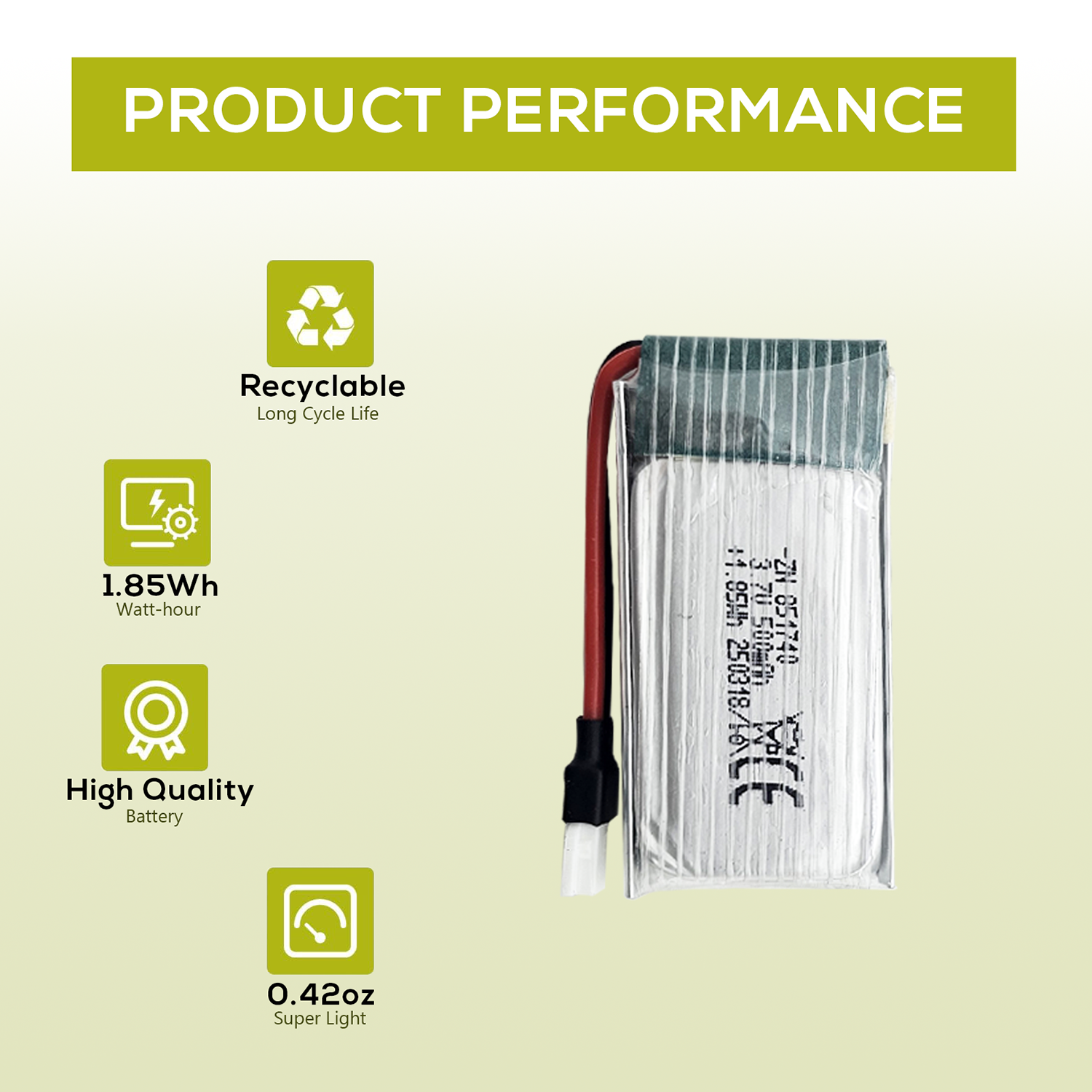 5Pcs 3.7V 500mAh LiPo Batterie - Rc Helicopter Charger ulasan dan harga